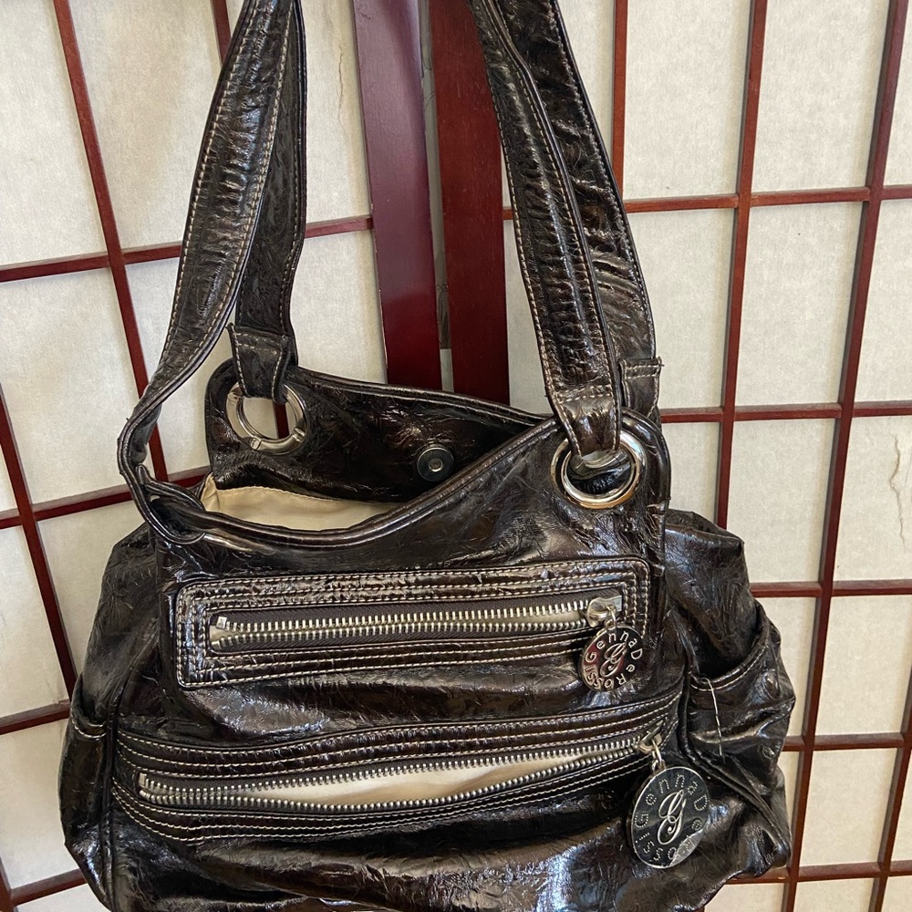 Genna DeRossi fashion purse bag chocolate brown